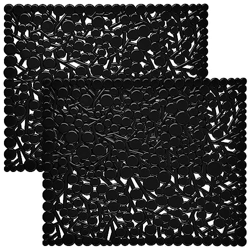 Protector para fregadero 2 unidades Coopay plástico negro