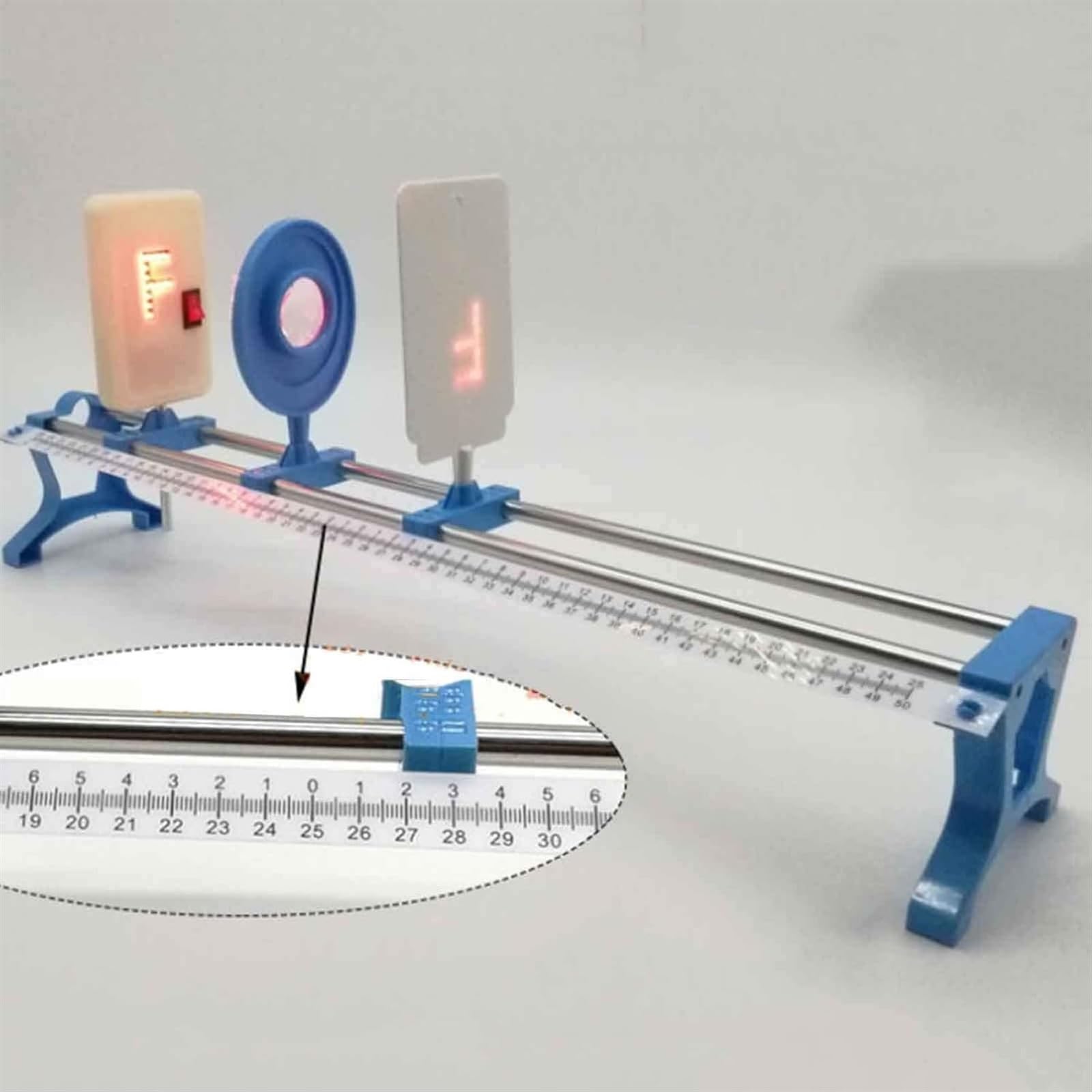 Kit Da Banco Ottico Magnetico-geometrico Portatile, Guida Graduata