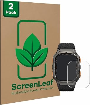 2 Pack Screen Protector Compatible with Kospet Tank M3 Ultra [Sustainable Screen Protection, Clear, Anti-Scratch]
