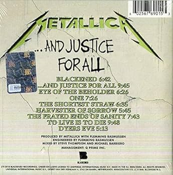 Amazon.co.jp: AND JUSTICE FOR ALL: ミュージック