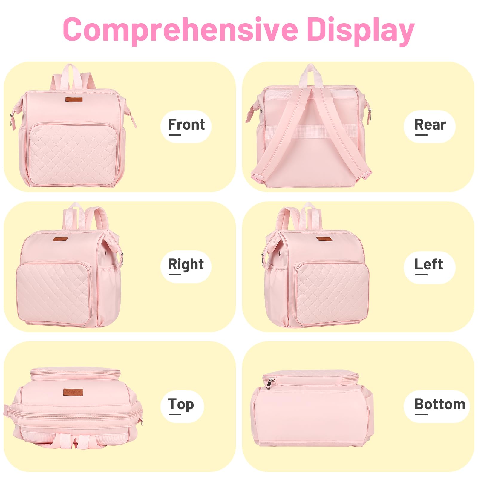 Coopay Reise-Häkelset für Anfänger und Erwachsene, All-in-One-Häkelset inklusive Stricktasche, Rucksack, Häkelnadeln, Häkelgarn zum Häkeln von Büchern, Häkeln und Strickbedarf, ideales Häkelgeschenk