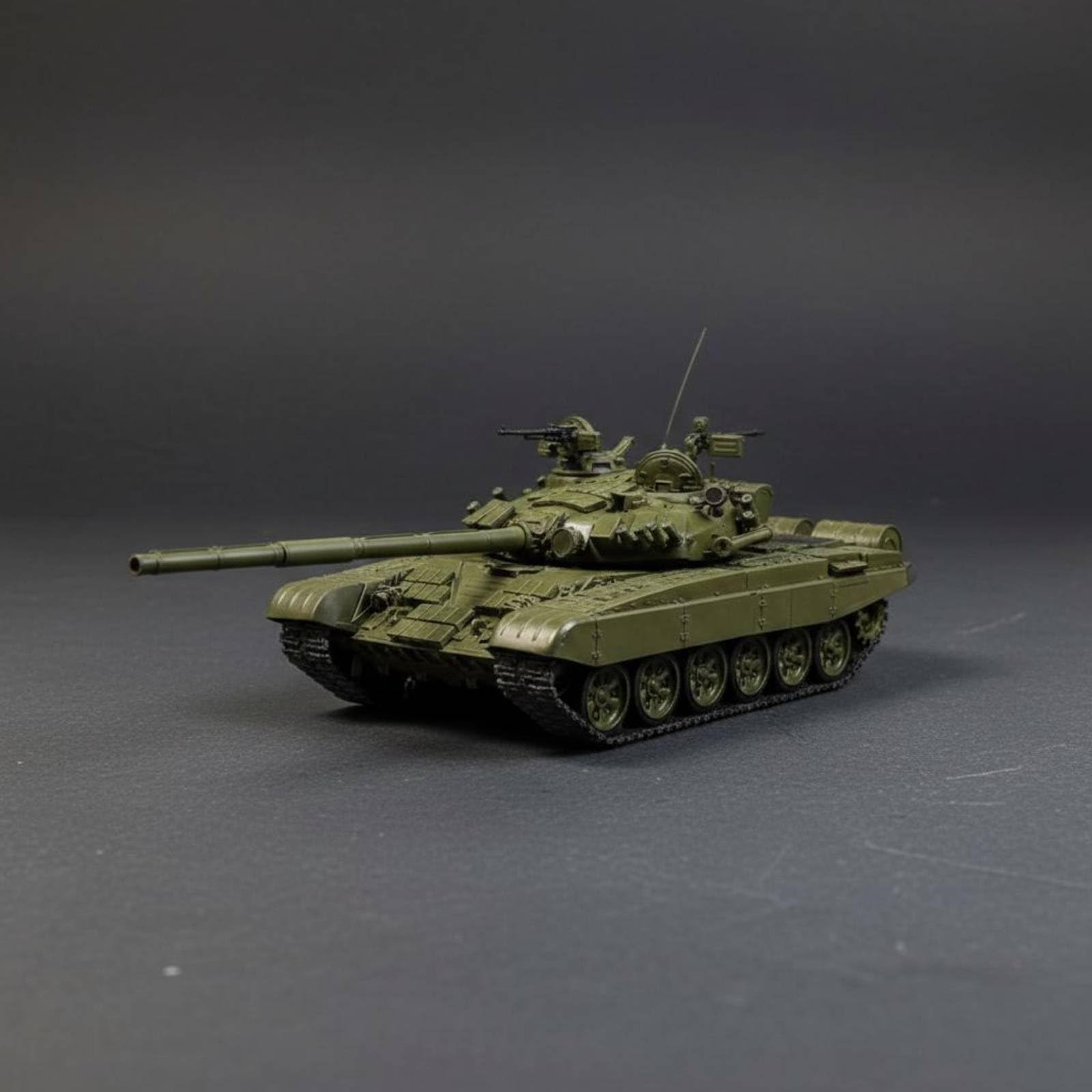 Carro Armato T-72A Lega Metallico Modellino T-72A Finitura Realistica Carro Armato in Metallo Pressofuso per Collezionisti Militari