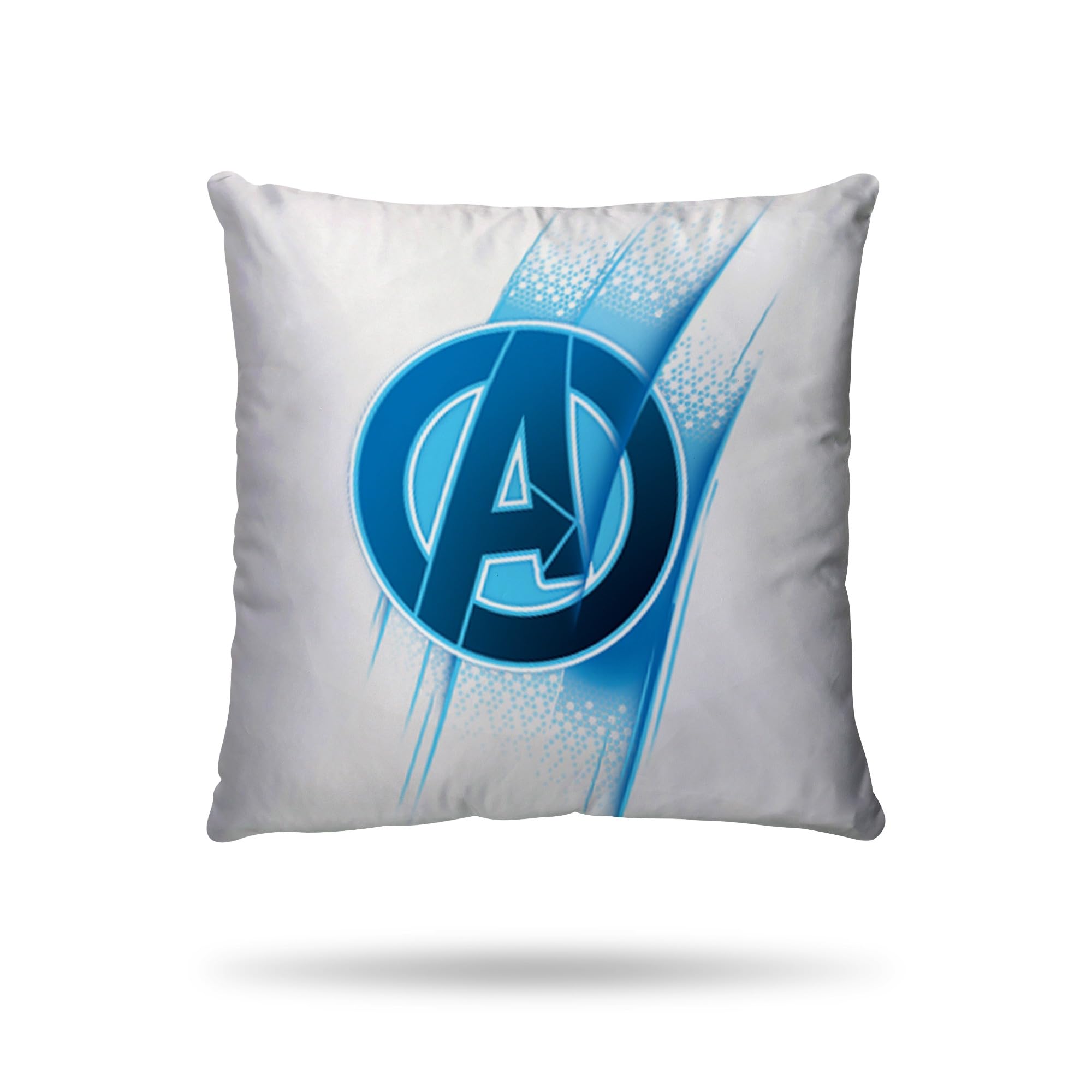 Marvel Avengers Team - Funda nórdica de 140 x 200 cm y 1 funda de almohada de 63 x 63 cm, 100% algodón, color blanco