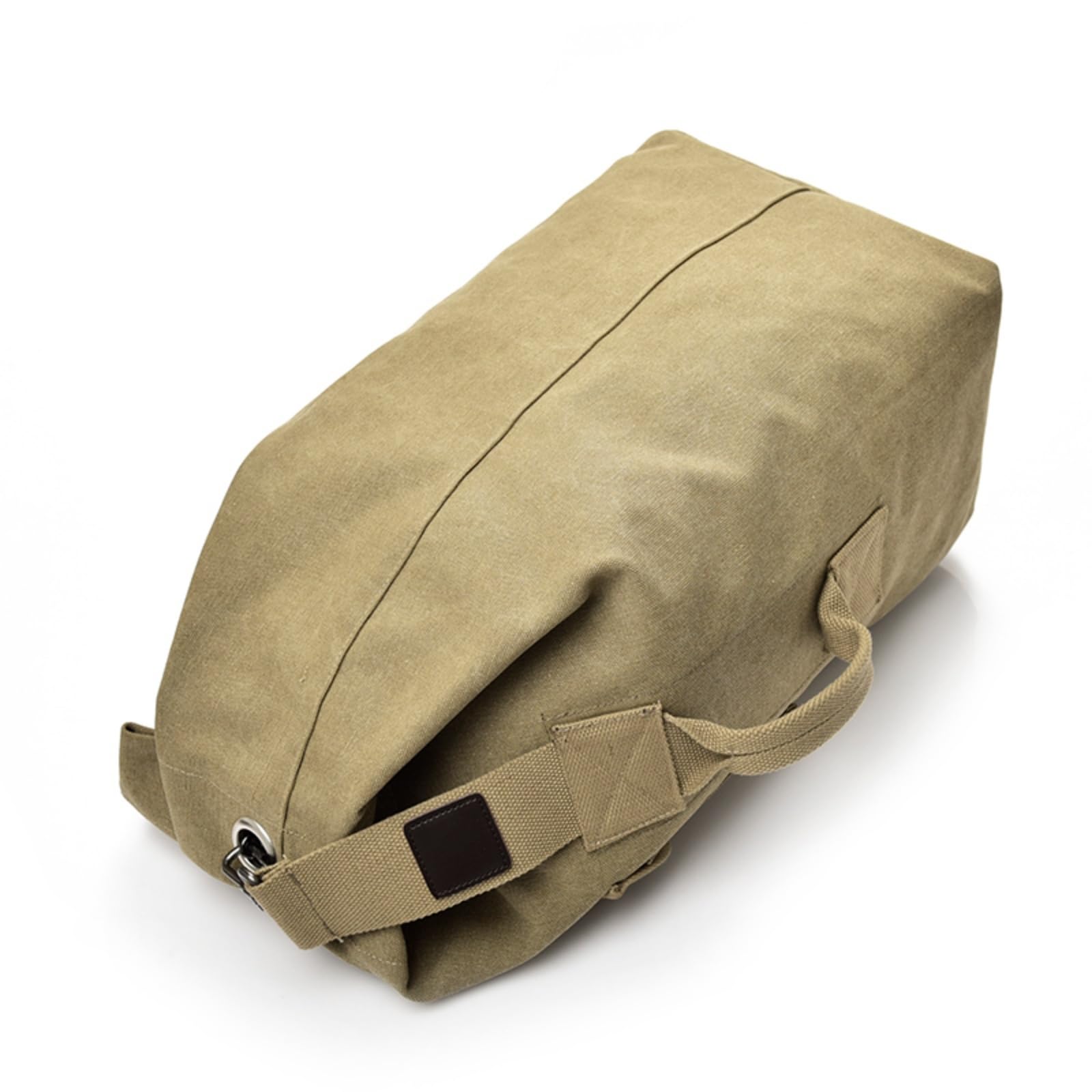 Mochila escolar Zaino A Secchio in Tela di Grande capacità per Gli Uomini, Borsa Spalla Multifunzionale Escursioni All'aperto E nel Fine Settimana Black-Big 30x55x20cm