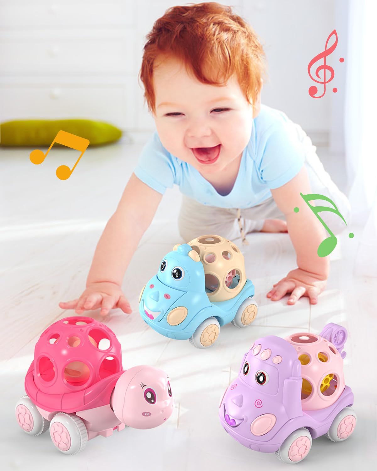 Amazon.com: ZMZS Baby Girl Toy Cars for Babies, Push Cars for