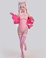 Vista 3 de haikyuu Body de cosplay de Alice para mujer con chaqueta, traje de baño de una pieza con corte de anime, control de abdomen