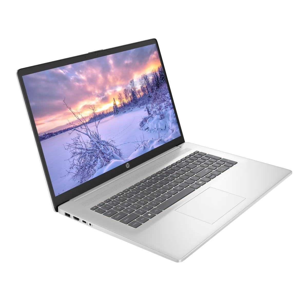 HP 17.3” Touchscreen Business & Student Laptop Computer, 32GB RAM 1TB SSD, 12-Cores Intel Ultra 7, Windows 11 Pro with Microsoft Office Included, Backlit Keyboard, PLUSERA Earphones, Silver