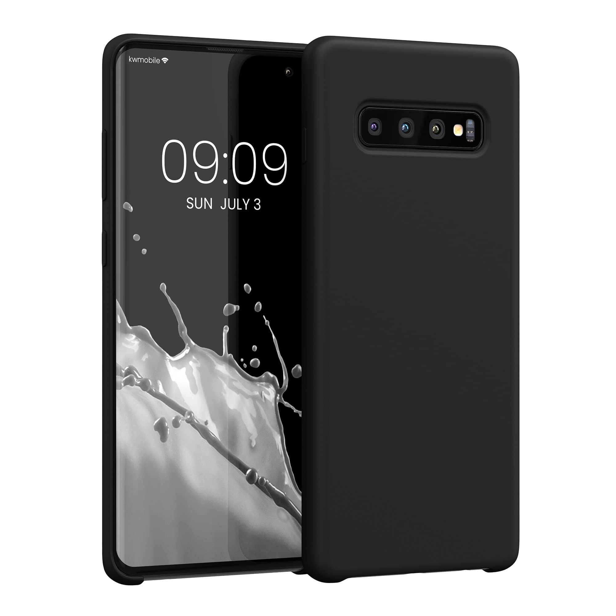 Amazon.com: kwmobile Case Compatible with Samsung Galaxy S10 Plus / S10+  Case - TPU Silicone Phone Cover with Soft Finish - Black Matte : Cell Phones  & Accessories