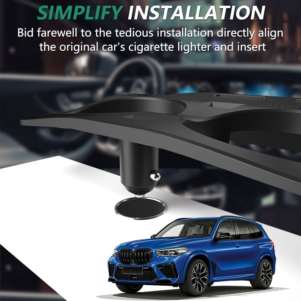 Cargador Inalámbrico Coche para BMW X5 X5M X6 X6M 2019-2022, 15W Qi Wireless Carga Rápida Auto Teléfono Cargador para BMW G05 G06 Consola Central Accesorios (Admite Coche Original sin NFC)