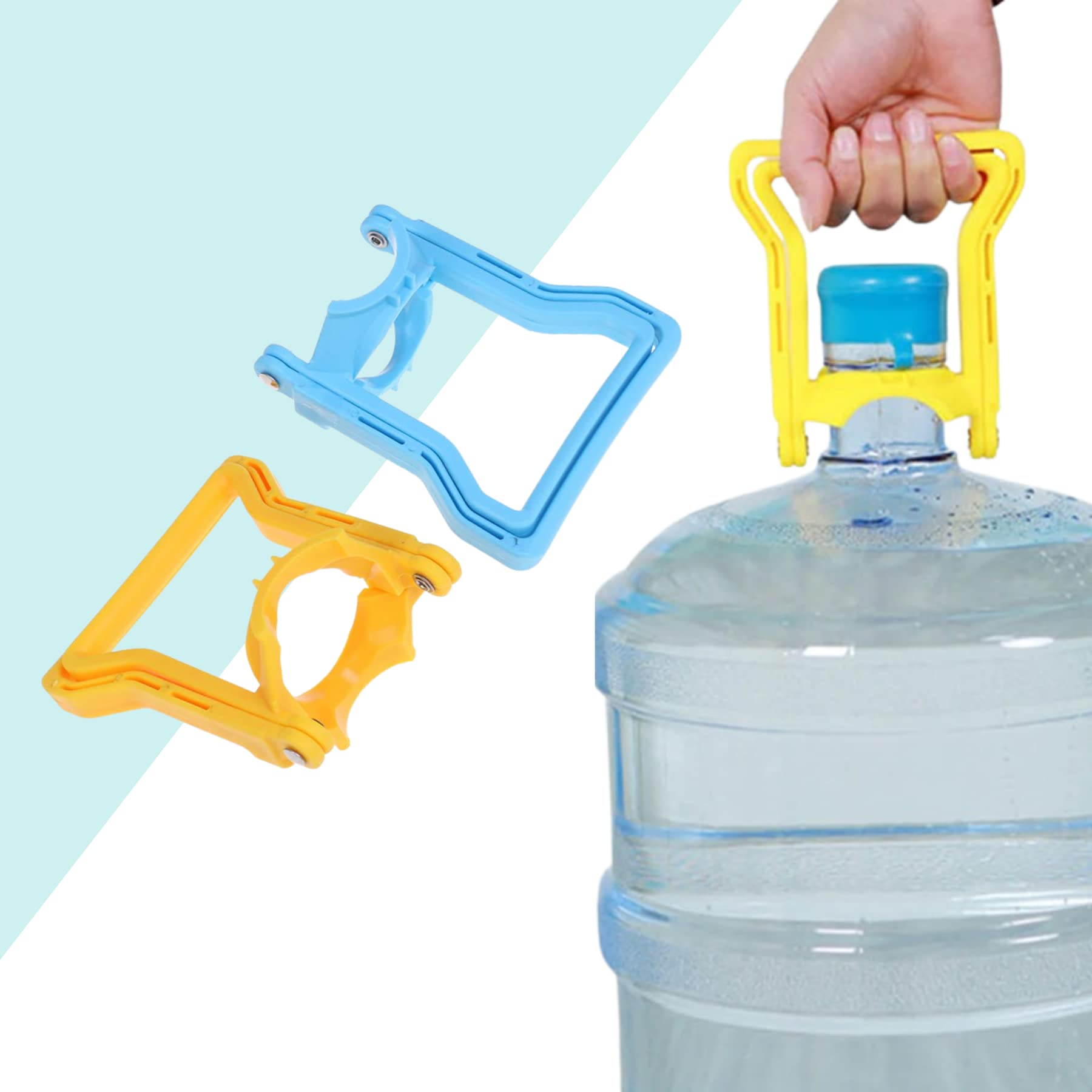 20 Liter Water Bottle Carry Handle (2 Pieces Pack), Note- Only 2 pcs Lifting Handles, No Bottle or Jar included.