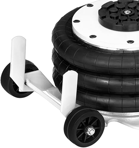 Miniatura 7 de Bolsa neumática de 3 toneladas6600 libras, gato neumático de elevación de hasta 15.75 pulgadas, 3-5S de elevación rápida para garaje, coches,