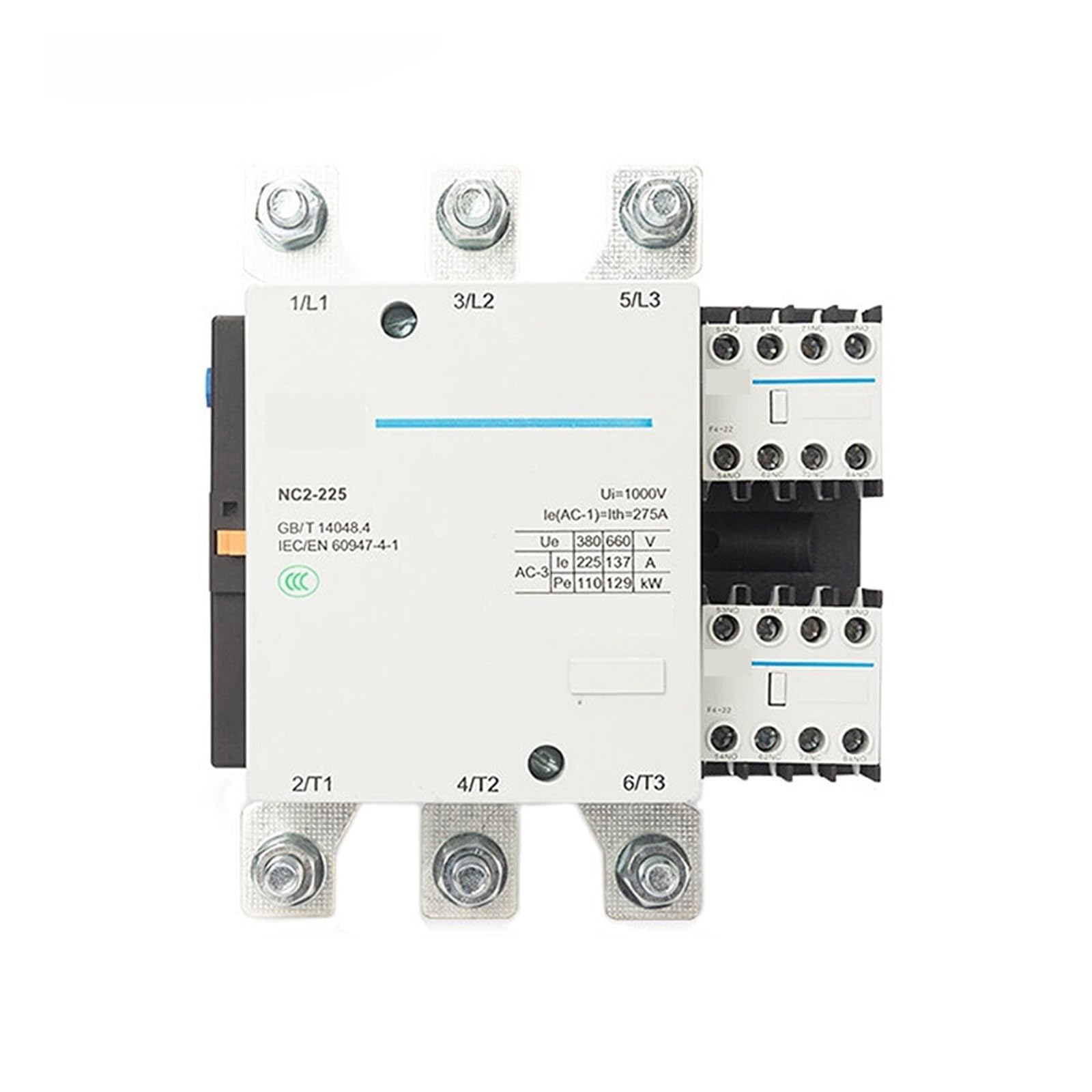 Contacteur NC2-225 110V AC pour circuit de puissance industriel - 2