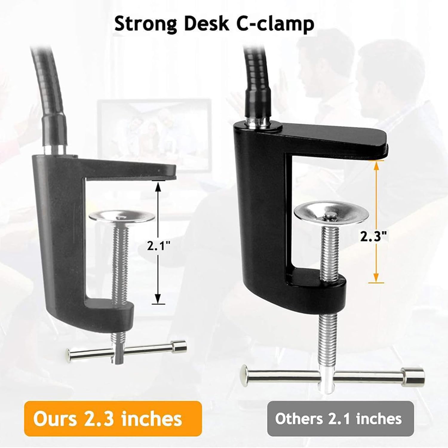 Webcam Stand Enhanced Flexible Desk Mount With Clamp Clip Gooseneck Webcam Holder For C930e C930 Camera Bracket With Desk Jaw