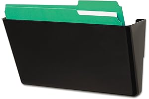 Universal UNV08122 13 in. x 4.13 in. x 14.5 in. Letter-Size Black...