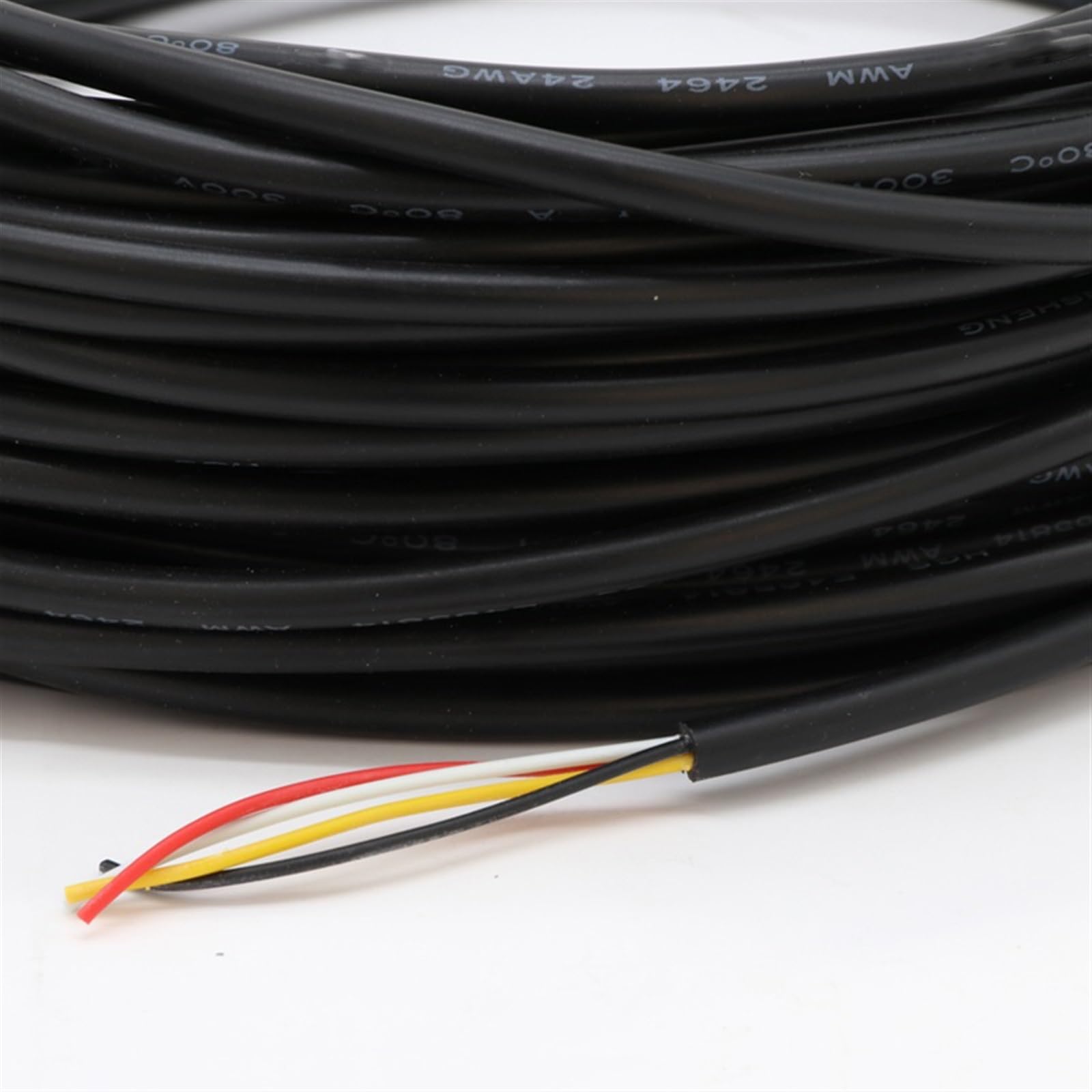 Verzinnter Kupferdraht,Kabelverlängerung UL2464 Weiches elektronisches Audiokabel 28AWG bis 16AWG Kupferkabel in Abdeckung Signalleiter(22AWG,10 Meters 6 Cores)