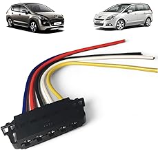 Connector with Resistance Cable for Heating Ventilation Air Conditioning Compatible with DS5 Peugeot 3008 I 5008 I MTO512 6441CQ