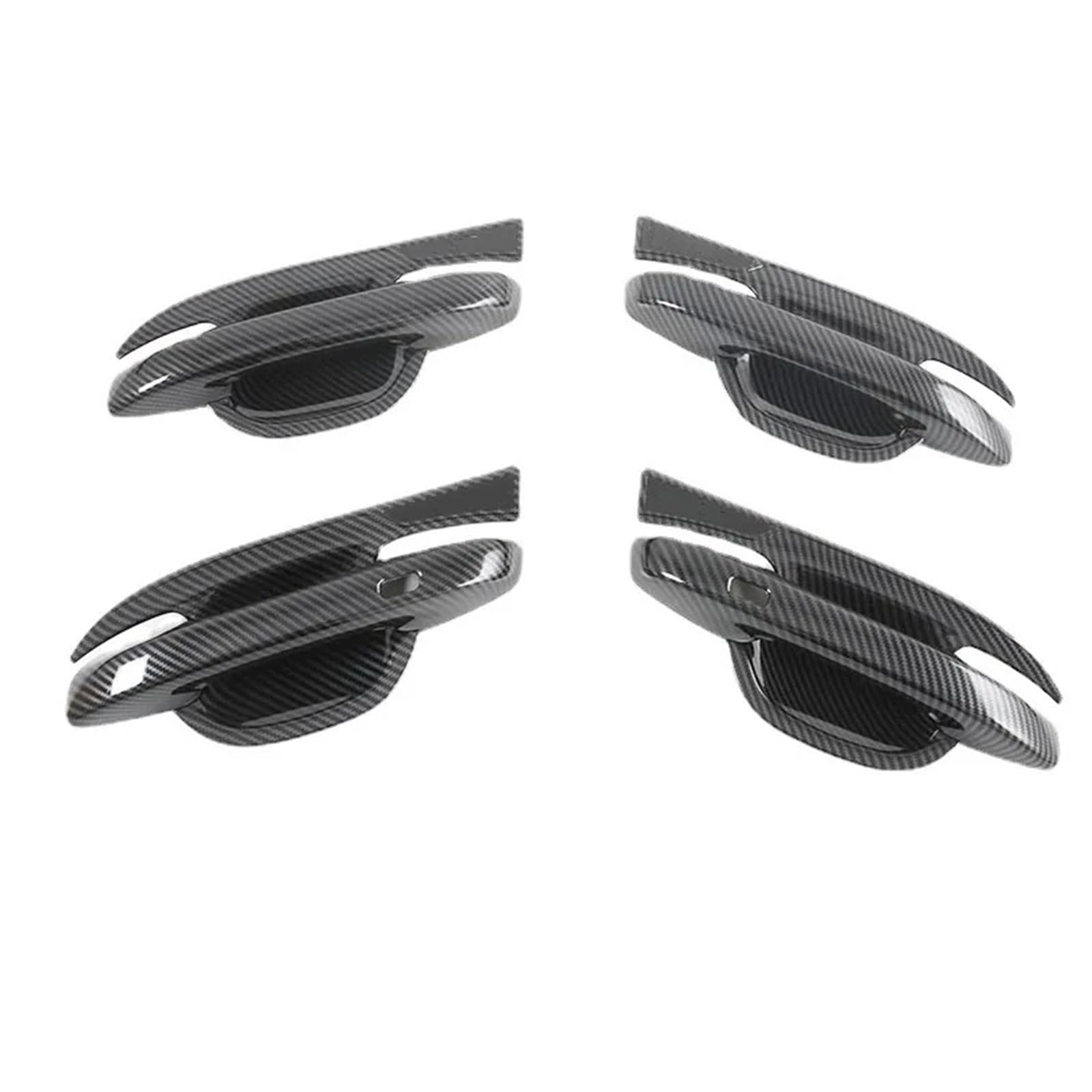 BQWYEDPL Carbon Fiber Printed Car Exterior Door Handle Bowl Sticker Cover Fit for Kia Fit for Sorento 2021 2022 Car Door Latch Handle