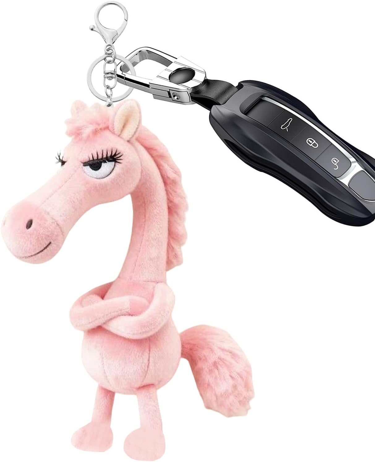 Generico Portachiavi Animali – Mascotte Morbida Ciondolo Anno 2026,Piccoli Ciondoli Imbottiti,Per Borsetta Portafoglio Valigia Auto Viaggio Scuola Feste