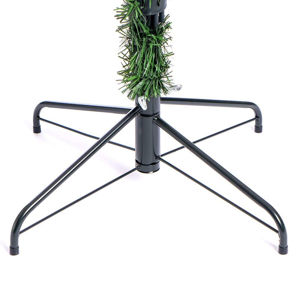 Nataland Albero di Natale Artificiale Verde Modello Gran Sasso Altezza 180 Cm, Abete Super Folto con Effetto Realistico e Rami Con Aghi Anticaduta