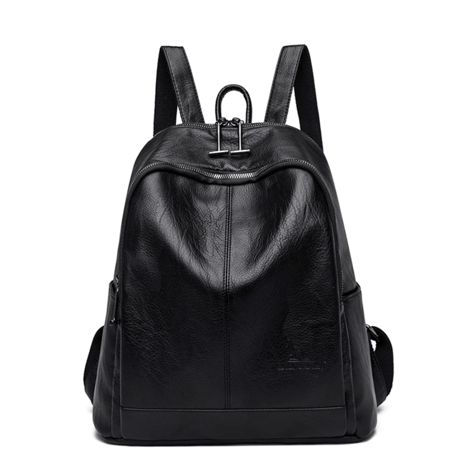 Sac à Dos Vintage PIFWEAR B004 - Noir éco-cuir - Neuf Avec Emballage