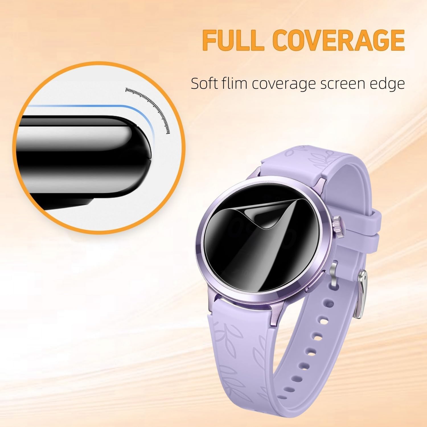 Screen Protector Designed for FANY Luna Smart Watch 1.1" (6 Pack) image 5