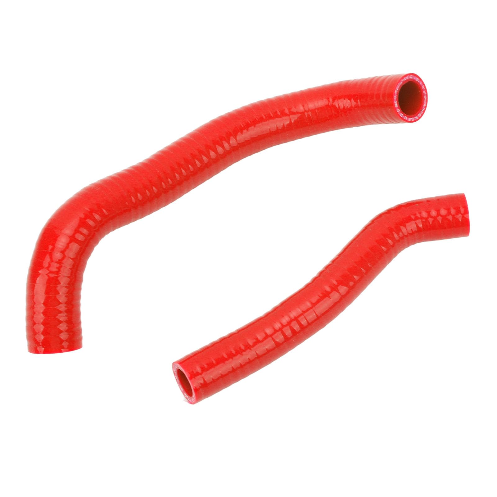 Kit Tubo Flessibile del Liquido di Raffreddamento per Radiatore in Silicone 2 Pezzi Sigillato a Prova di Perdite di Ricambio per DVX‑400 Dal 2007 Al 2008 (Rosso),parti del motore