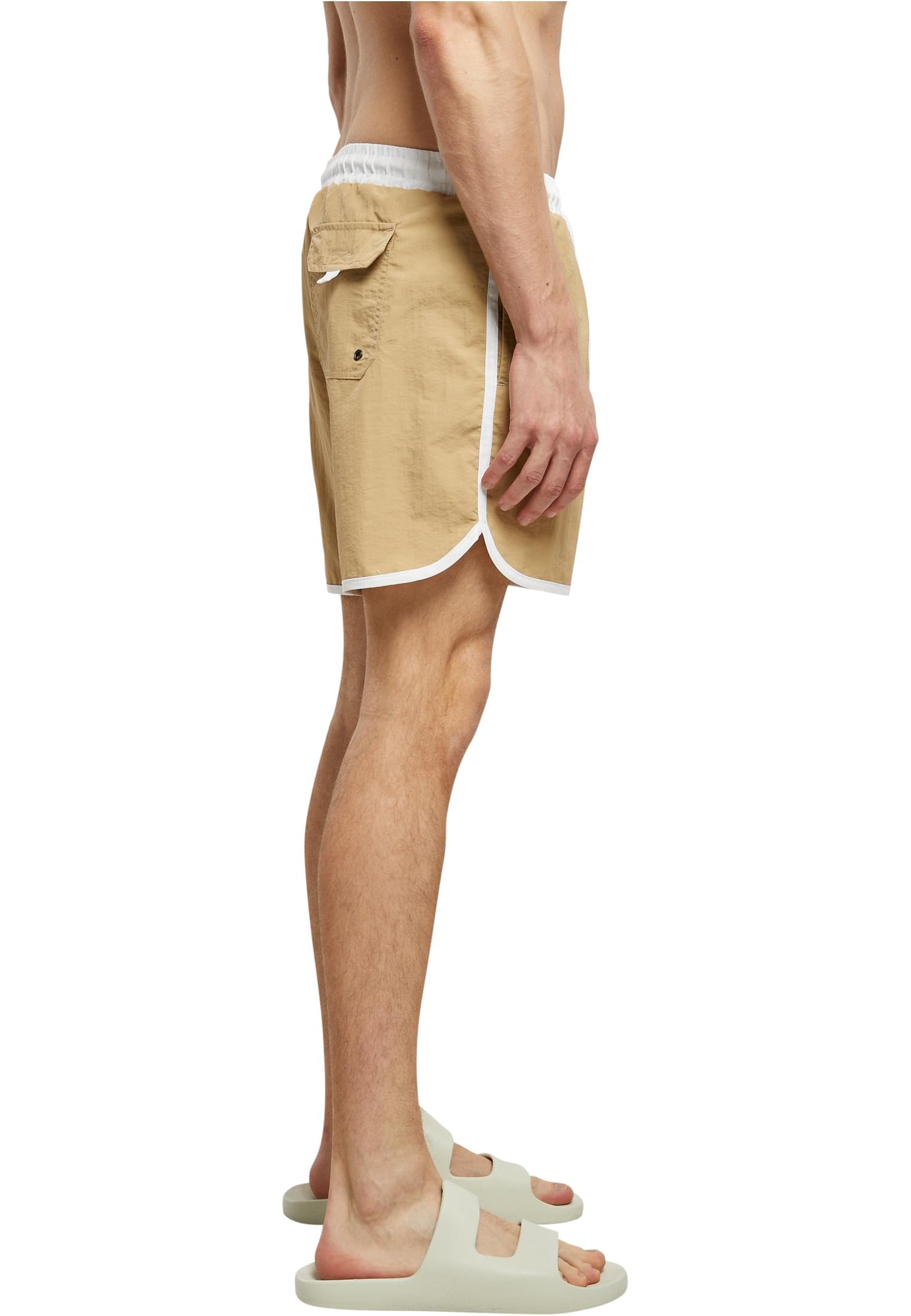 Urban Classics Retro Hombre Bañador Gris Marengo