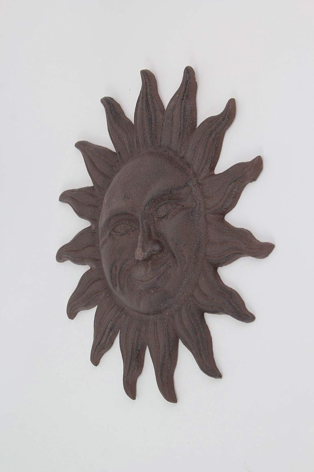Things2Die4 Set of 3 Cast Iron Smiling Sun Face Garden Pathway Stepping Stones