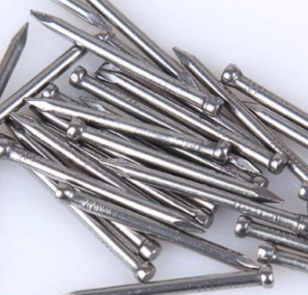 Clavos de Cemento,Clavos de Pared Tachuelas Clavos Zócalo de Piso de Madera, Clavos de Acero sin Cabeza, Clavos de aleación de Cromo-níquel, Clavos de Cemento(3cm*160)
