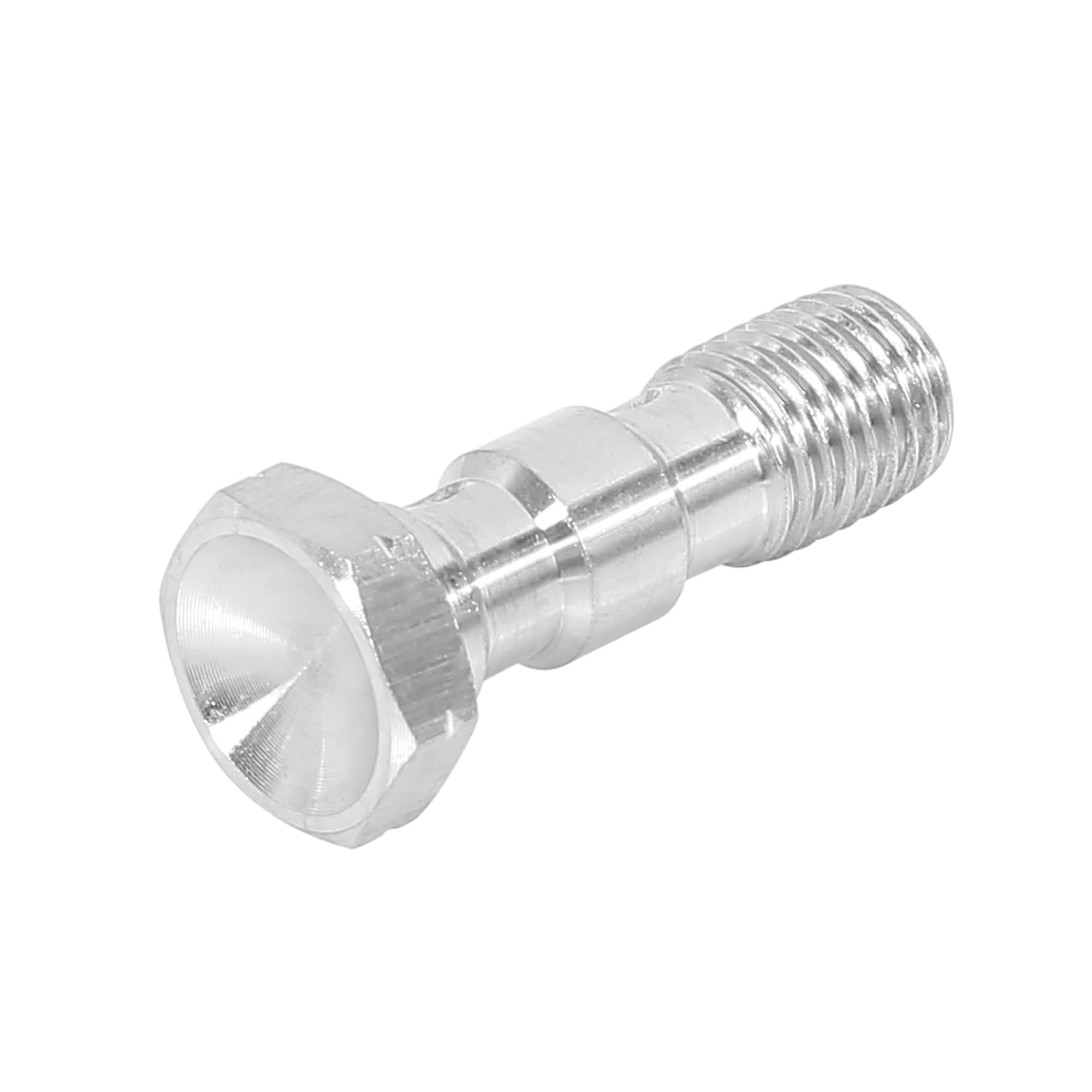 X AUTOHAUX Perno Banjo M10X1.25 2Pcs Plateado para Freno Acero Inoxidable | Color Plateado, Tamaño 35.6X16Mm, Rosca M10X1.25, Uso Sistema De Motor