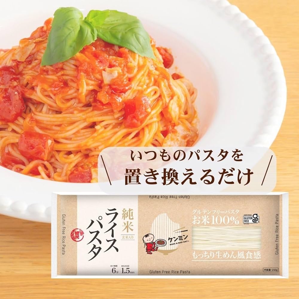 【特盛】ライス・パスタ お得セット★ Amazon.co.jp: ケンミン ライスパスタ 250g ×12個 : 食品・飲料