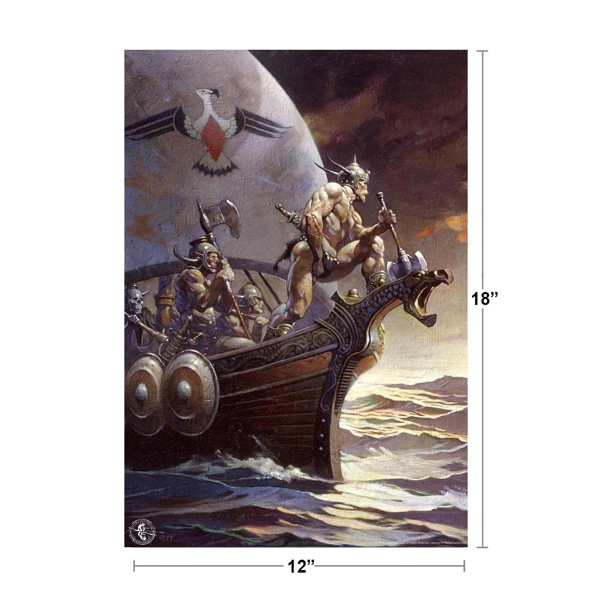 Amazon.com: Viking Poster Gothic Fantasy Wall Art Kane on The
