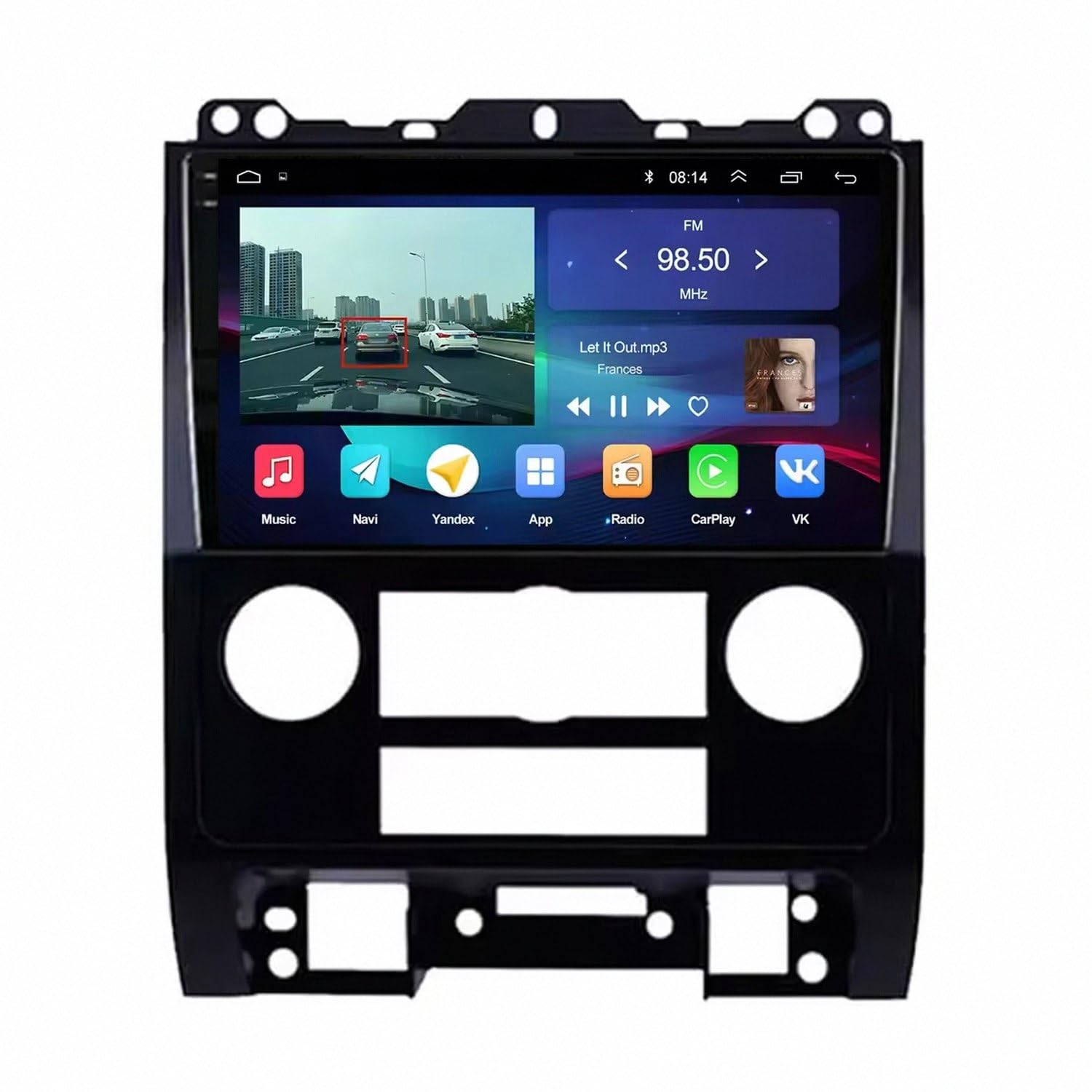 Autoradio táctil con Android Auto y 4G+64G para Ford Escape 2007-2011 8