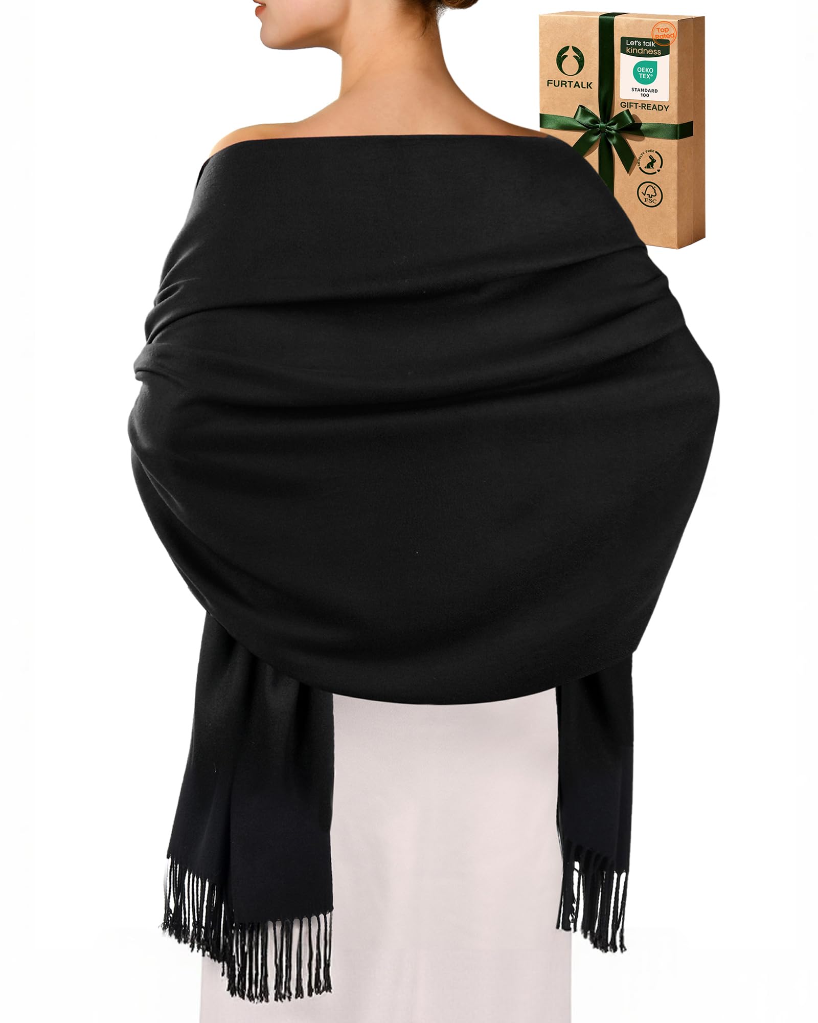 Pashmina Shawls and Wraps for Evening Dress Women's Scarf Wedding Bride Bridesmaid Gifts Winter Scarves