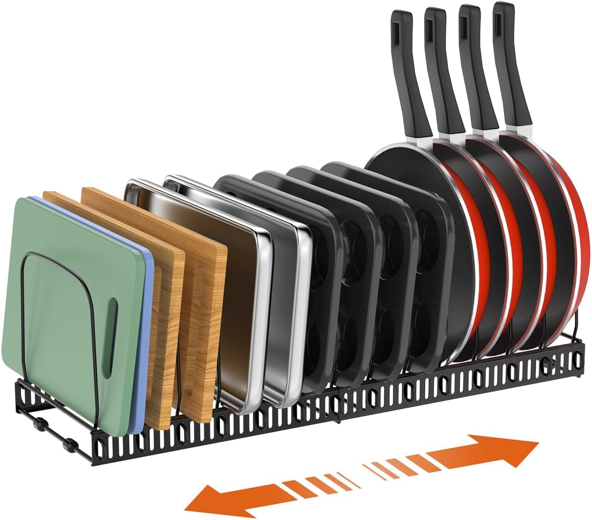 mDesign Set of 2 Baking Tray Rack Steel Oven Tray Rack and Cutting