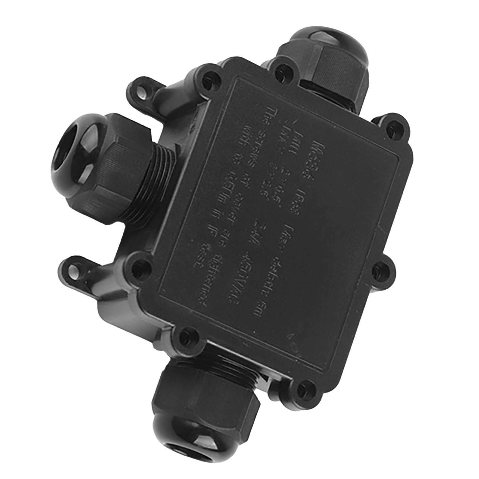 Boîte de Jonction IP68 M686 pour une Utilisation Extérieure - Boîte à Bornes électriques à 3 Voies et Connecteur de Câble d'atterrissage pour les Applications d'éclairage Extérieur, (T)