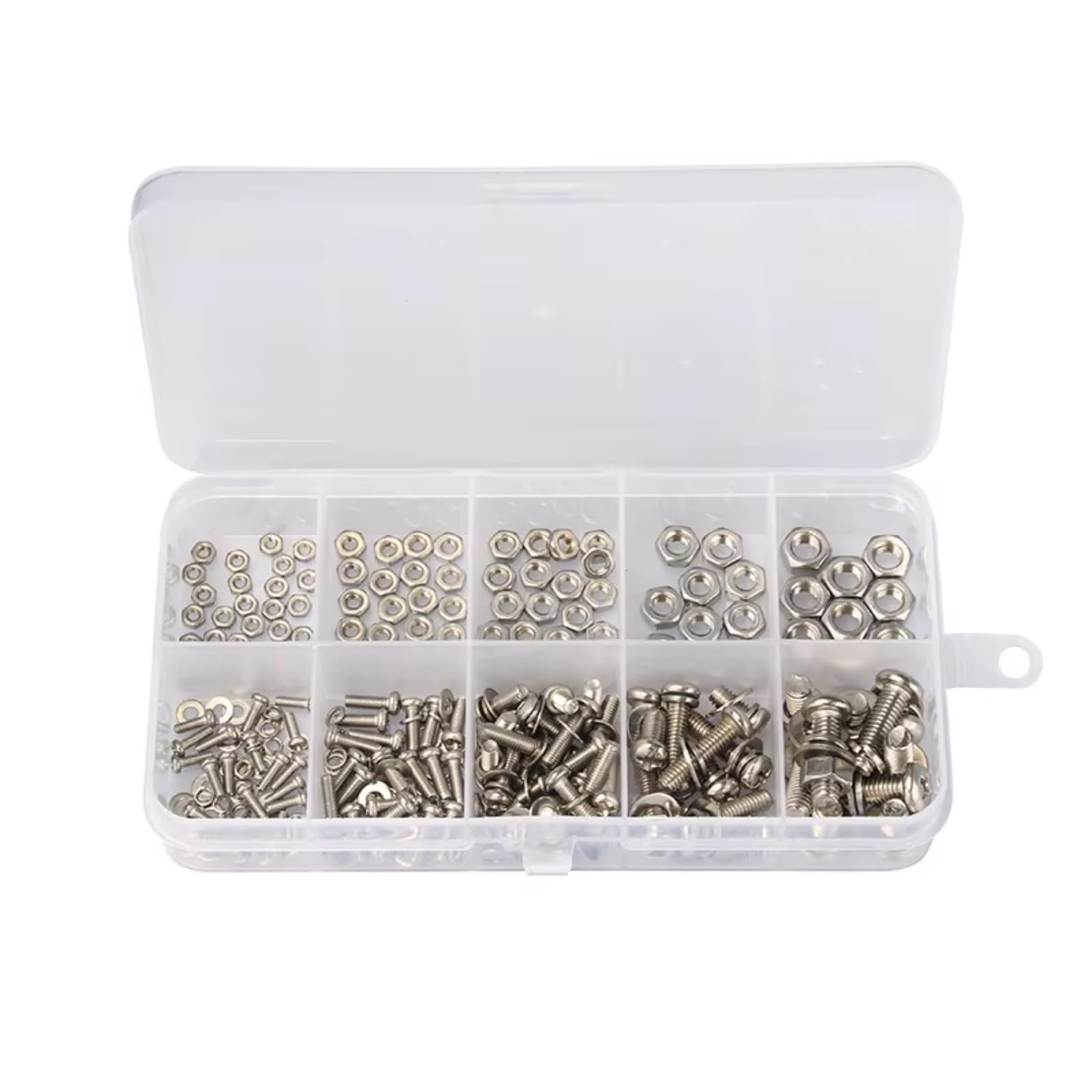 RC Pièces De Bricolage Pour Boulon Kit De 320 Vis Et Écrous En Acier Inoxydable SS304 Assortiment De Boulons Et Écrous M2 M2.5 M3 M4 M5