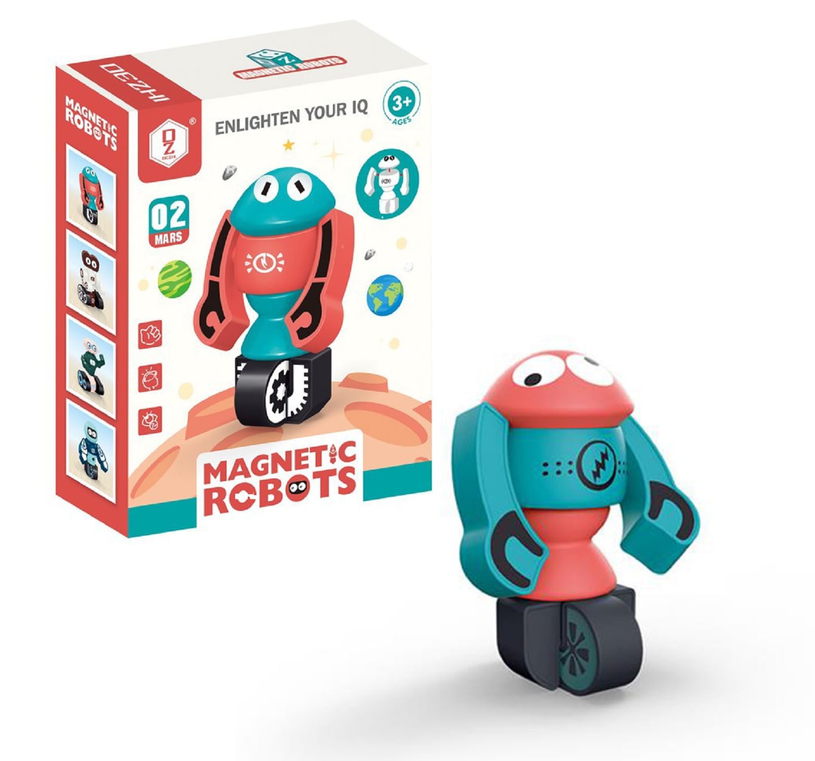FunBlast Magnetic Robot Toy – DIY Blocks Toy, Stacking Robot Building Blocks Toy, STEM Educational Play Set, Magnetic Building Blocks Toys for 3+ Year Old Kids, Boys (Multicolor) (B0D44YJXXN) Amazon Price History, Amazon Price Tracker