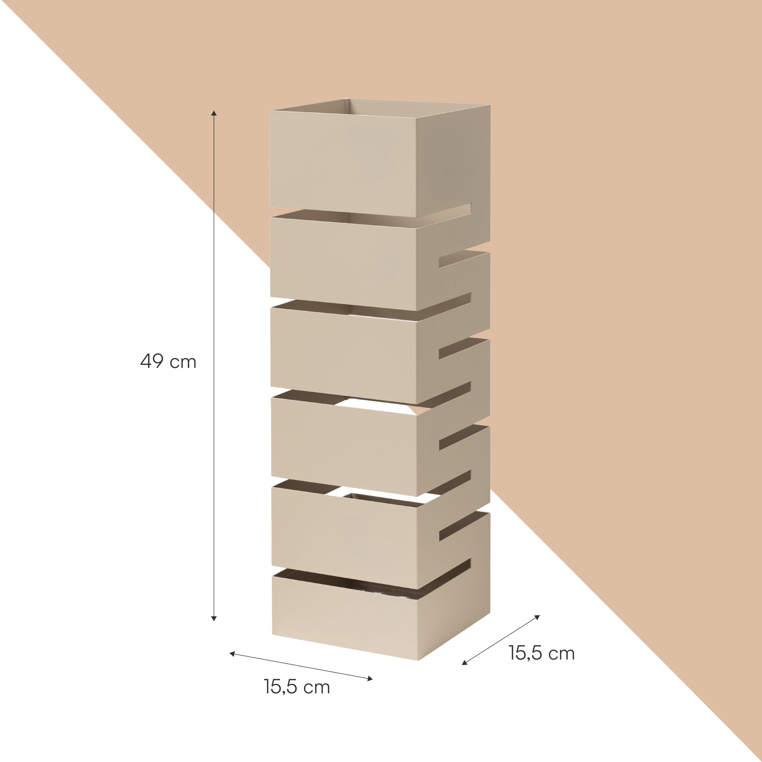 Portaombrelli Moderno Con Farfalle - Vaschetta Scolapioggia, 2 Ganci, Design Elegante