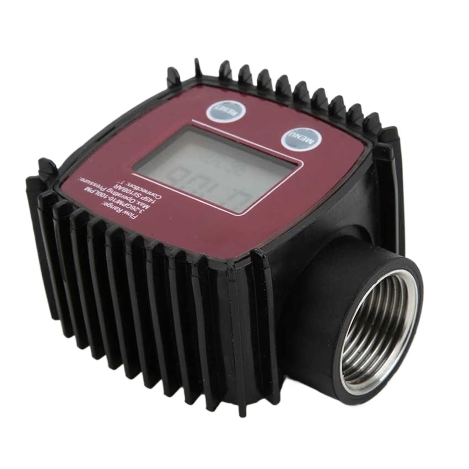 Flow Sensor Meter Digital Pipeline Water Flow Flowmeter K25 1in Female Thread Flowmeter Digital Display Water Liquid Sensor 10 To100L/MIN Water Sensor