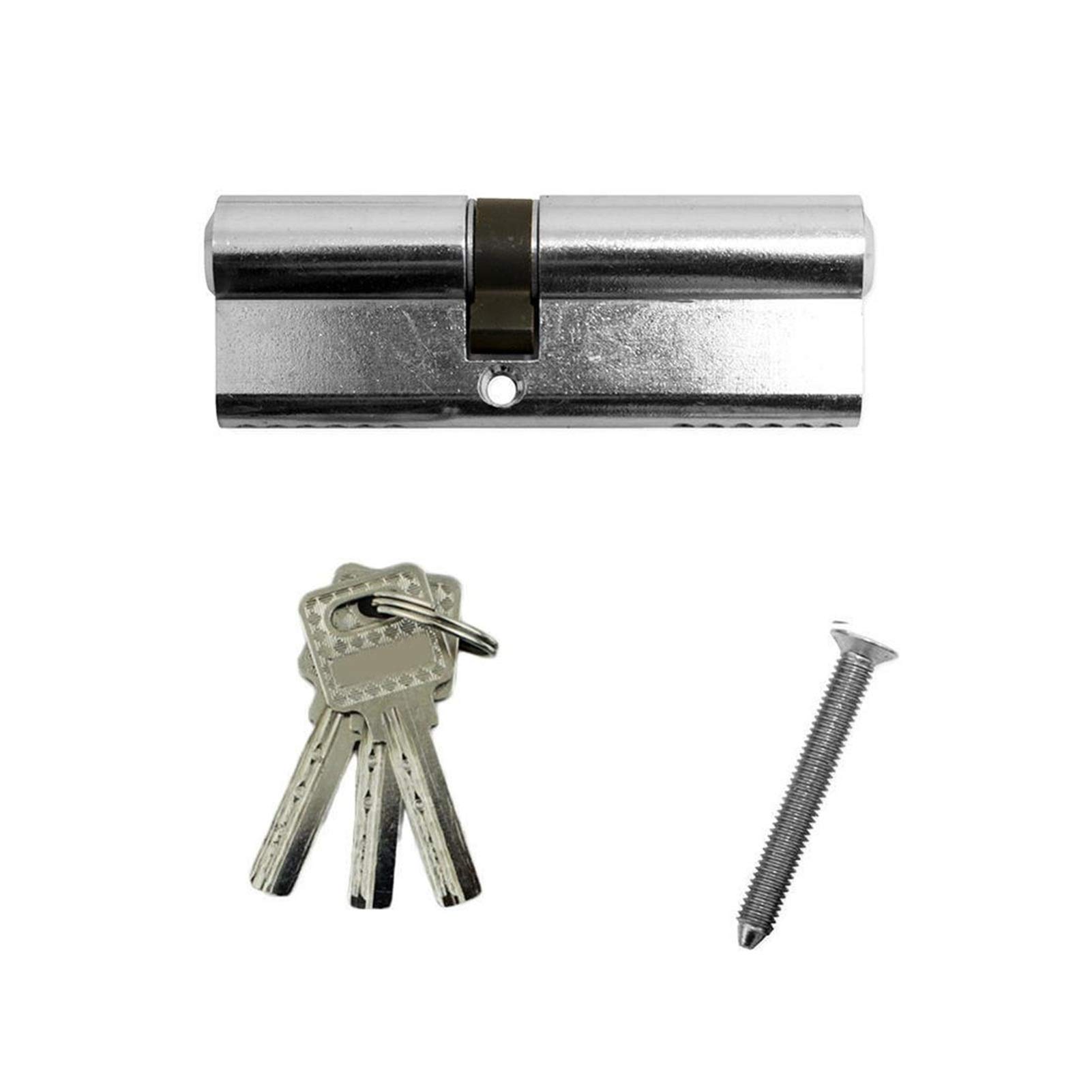 Cylinder Lock, Stander Cylinder AB Key Anti-Theft Core Interior Door Lock Handle Bedroom Barrel(B)