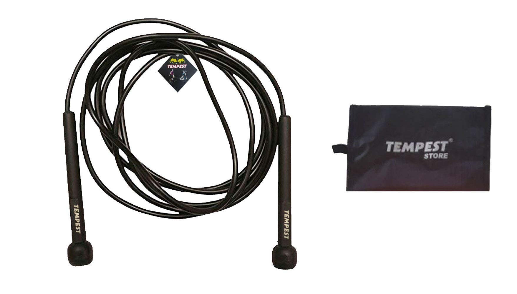 TEMPEST Speed Skipping & Jump Rope for Men & Women | Used in Weight Loss | Skipping Exercise Workout for Weight Loss | Skipping for Fitness (Multicolor)-image-28