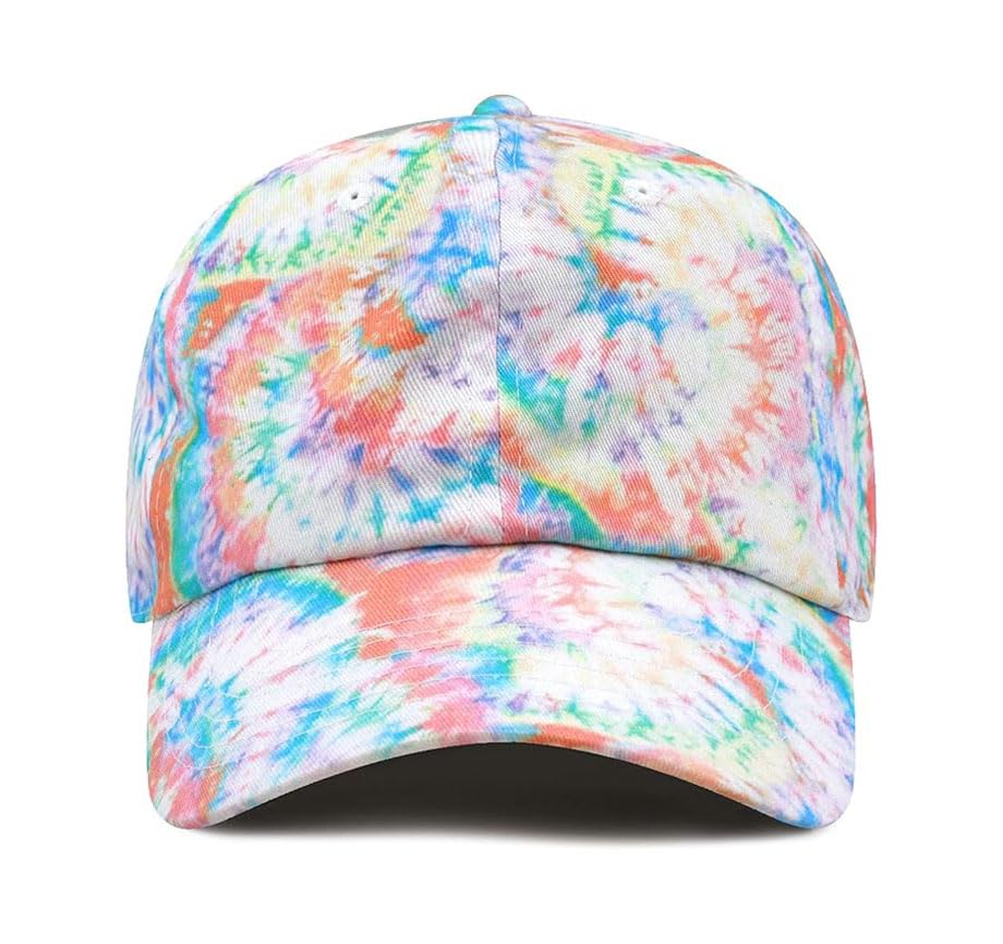 Image of Cotton Baseball Cap Dad Hat - Washed Low Profile Adjustable Hat for Men Women Casual Outdoor Running Golf