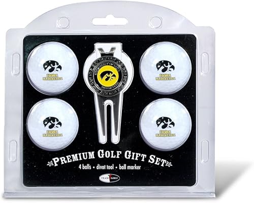 Miniatura 5 de Team Golf Pelotas de golf de tamaño reglamentario de la NCAA (4 unidades) y herramienta Divot con marcador magnético extraíble de doble cara