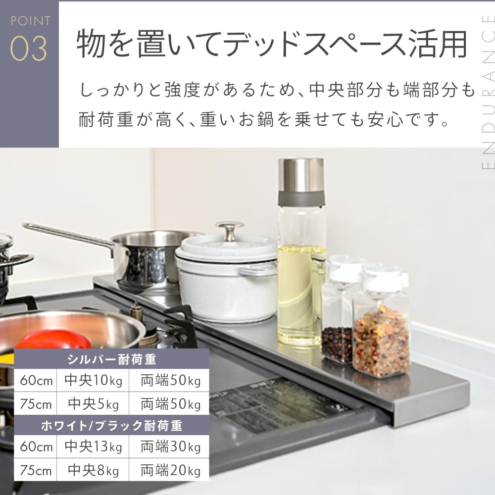 Amazon｜[CICADA] 排気口カバー スマート フラット コンロ 薄型 スリム