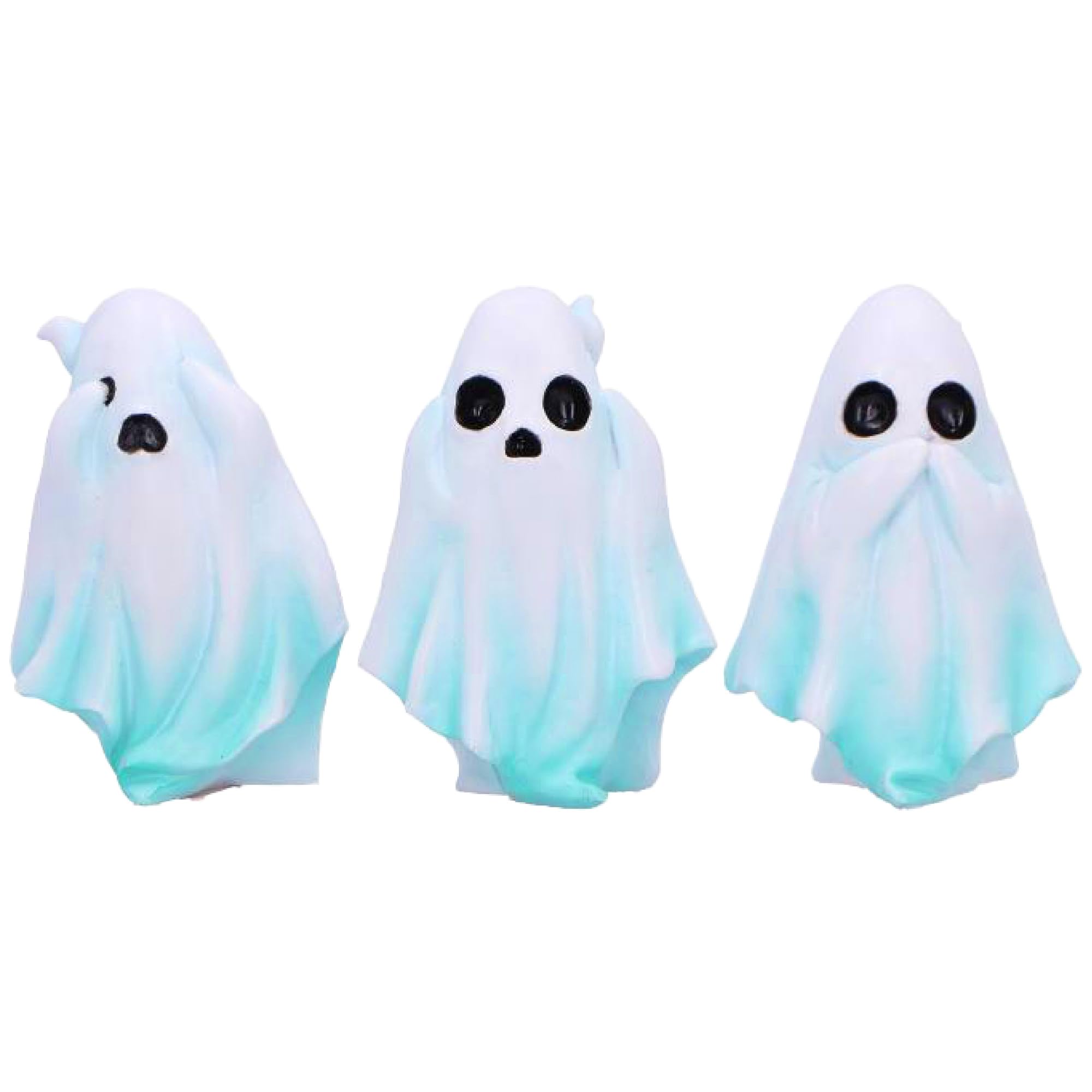 Trois fantômes de la sagesse figurine pour votre table d'Halloween