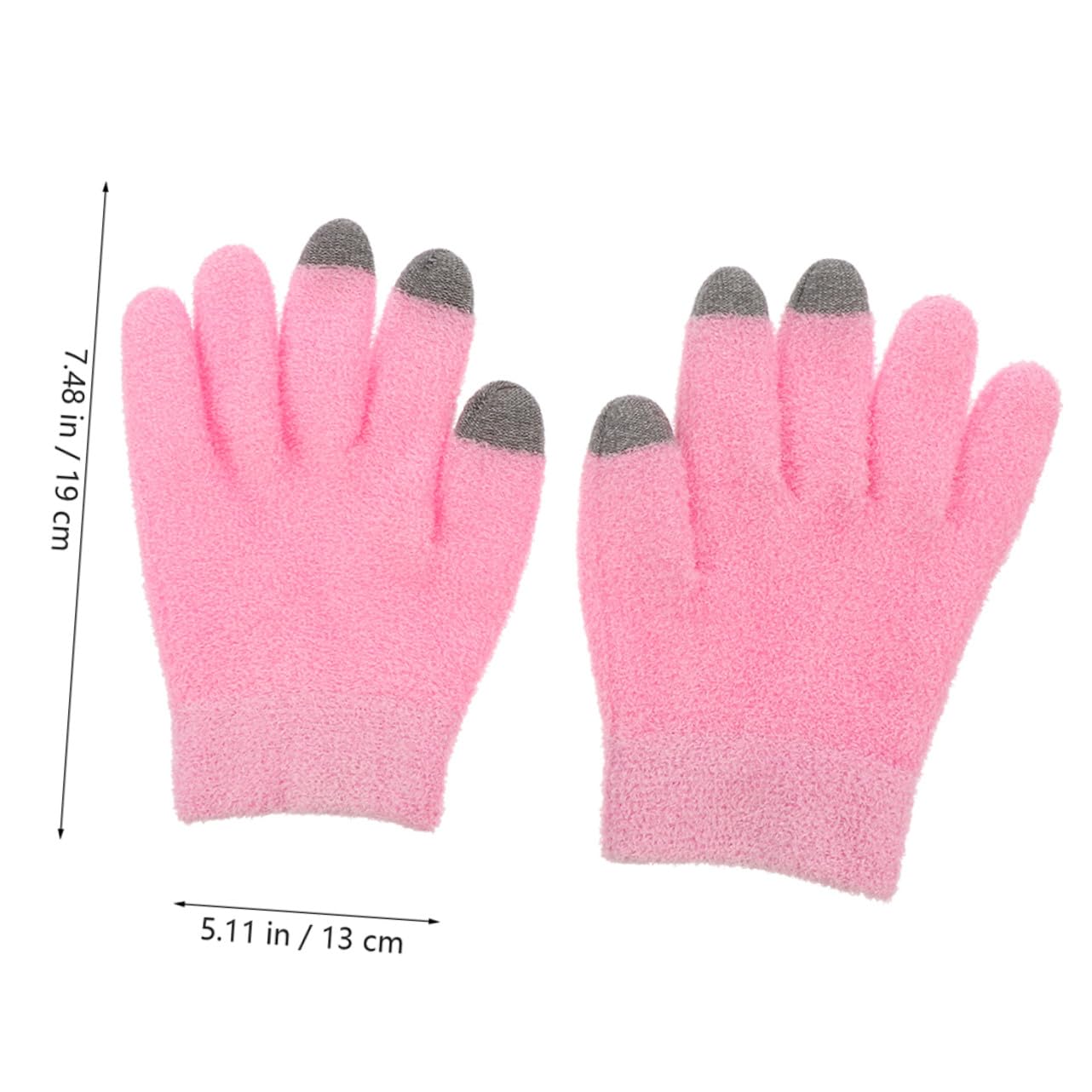 FRCOLOR Guanti Touchscreen Idratanti e Calzini Gel Set per Mani e Piedi Secchi Riparazione e Ammorbidimento Notturno e Quotidiano