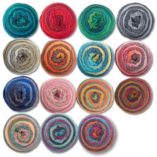 Pro Lana Diamant – Farbverlaufswolle, 150 g, Blau-Türkis-Gelb – Bild 5