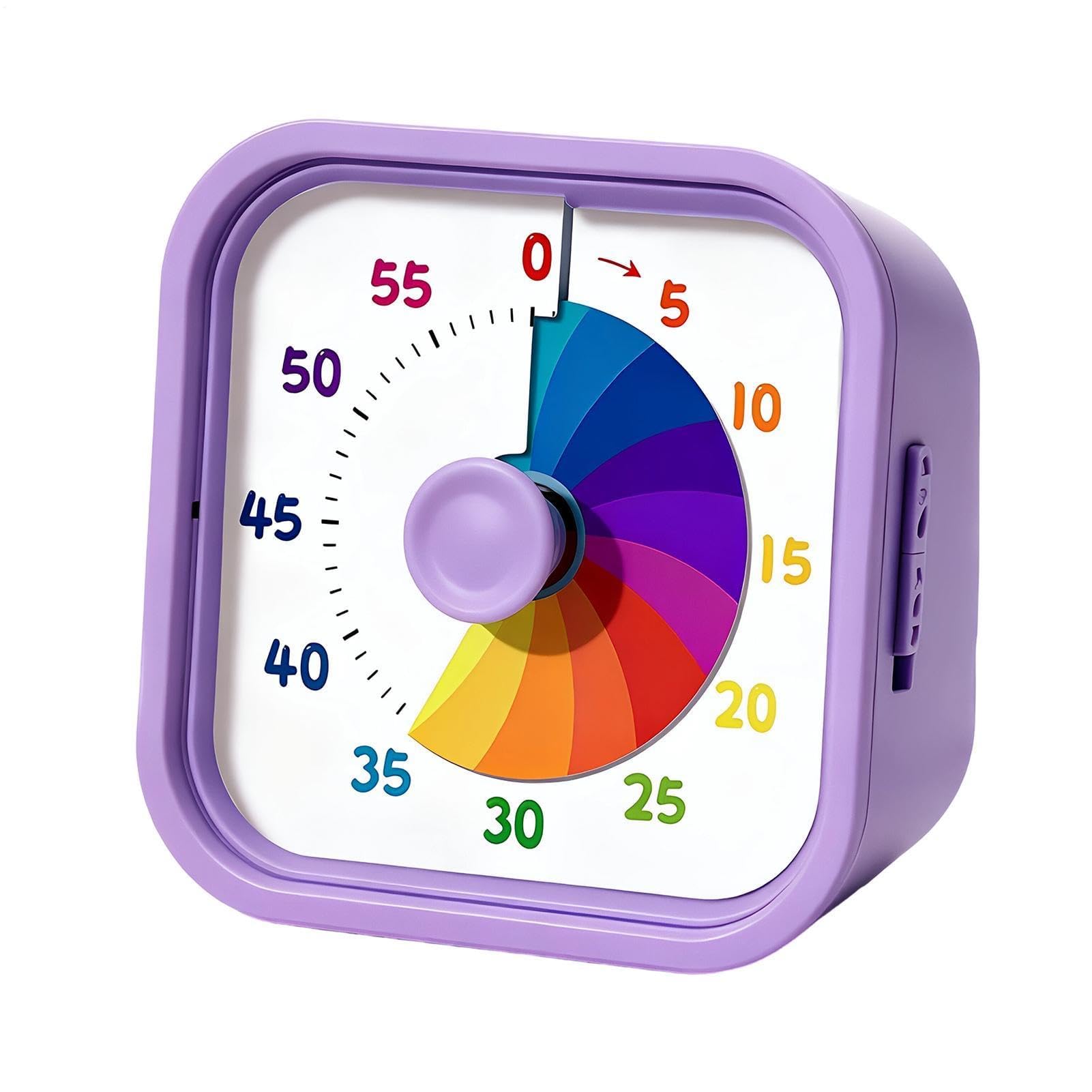 Timer visivo portatile per conto alla rovescia per la gestione del tempo, timer silenzioso per casa, aula, cucina, ufficio