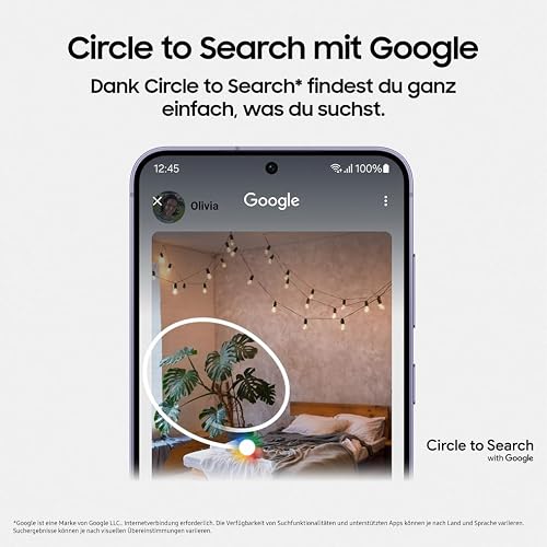 Samsung Galaxy S24 AI Smartphone, Android-Handy ohne Vertrag, 8 GB RAM, 128 GB Speicher, 50-MP-Kamera, Lange Akkulaufzeit, Cobalt Violet, 3 Jahre Herstellergarantie - 3